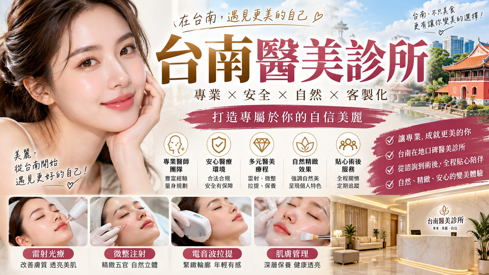 台南醫美診所費用怎麼算?醫美療程價格、診所報價、預算與避雷完整解析